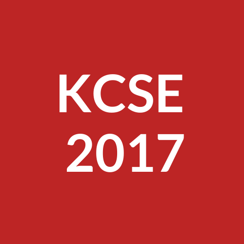 KCSE 2017 PAST PAPERS